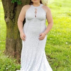 Pale Blue Prom/Formal Dress